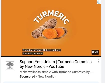 Turmeric Gummies: YouTube ingredient story
